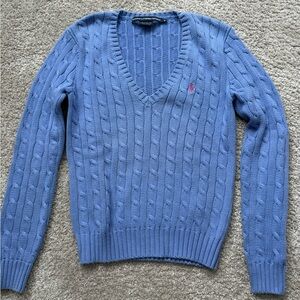 Ralph Lauren Sport Light Blue Knit Sweater
